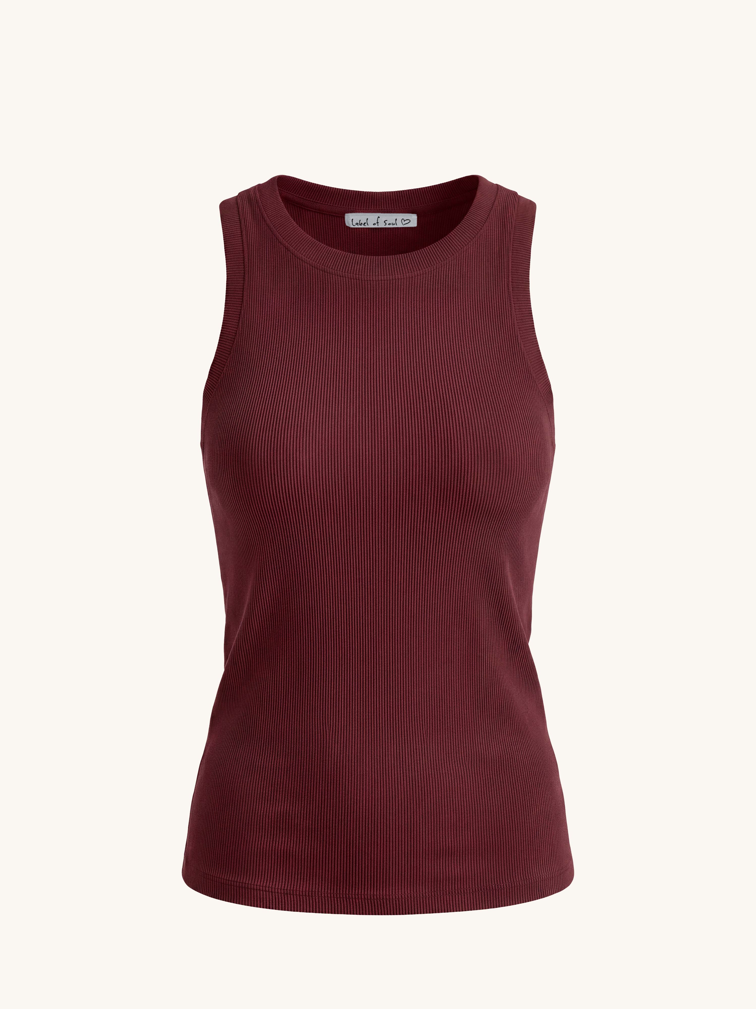 Basic Top - ONESIZE - Burgundy