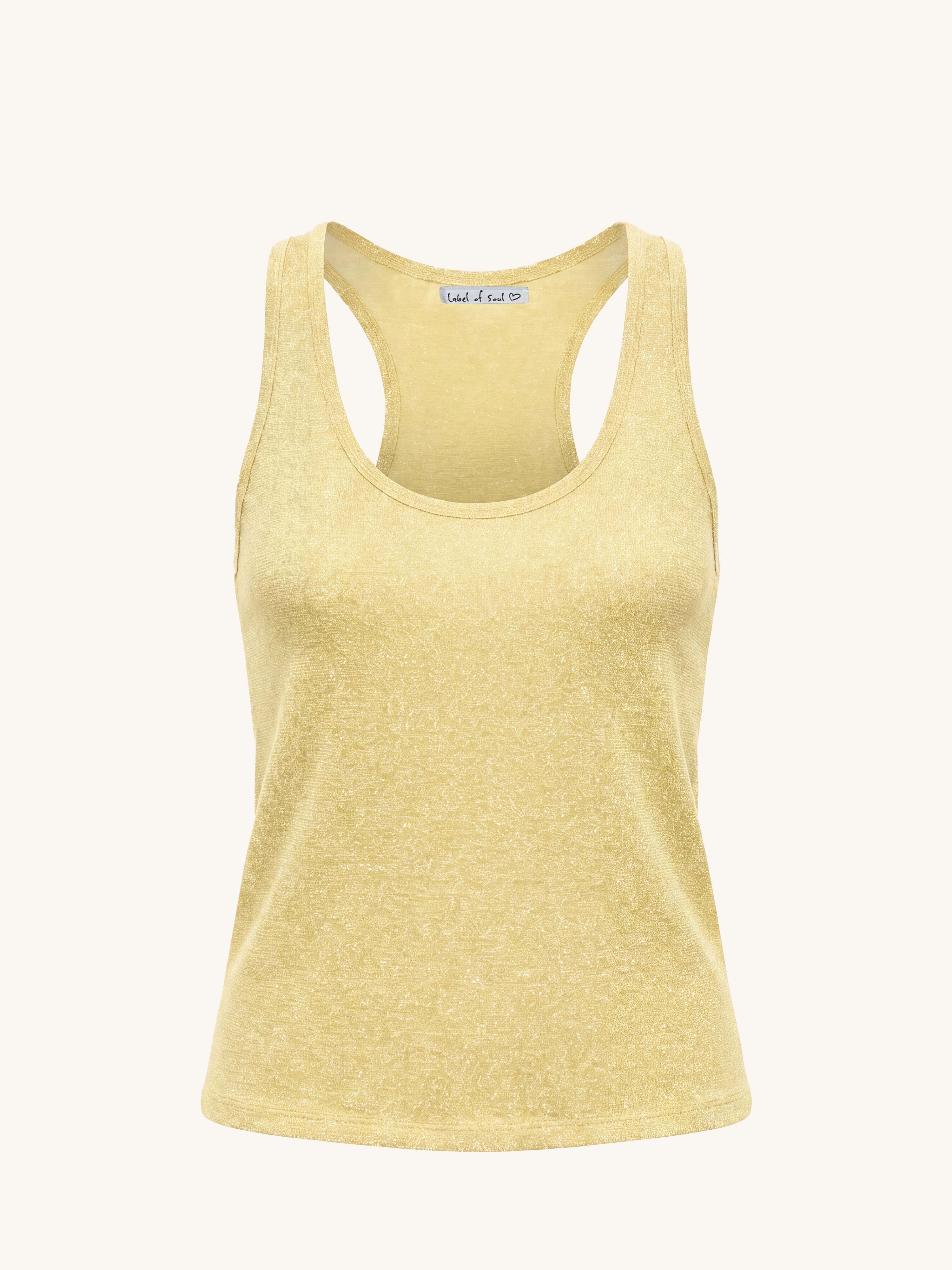 Basic Top - SPARKLE - Butter Yellow