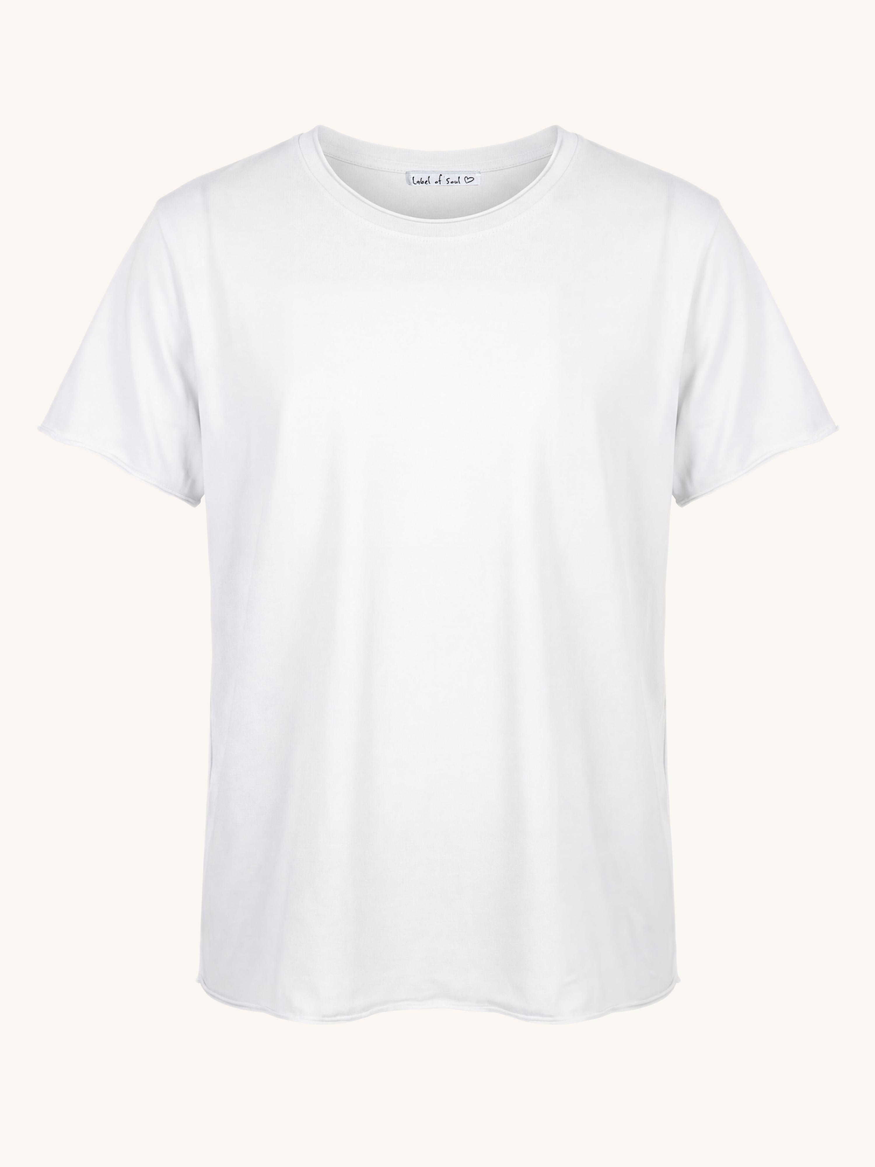 Basic Kurzarmshirt - Weiss