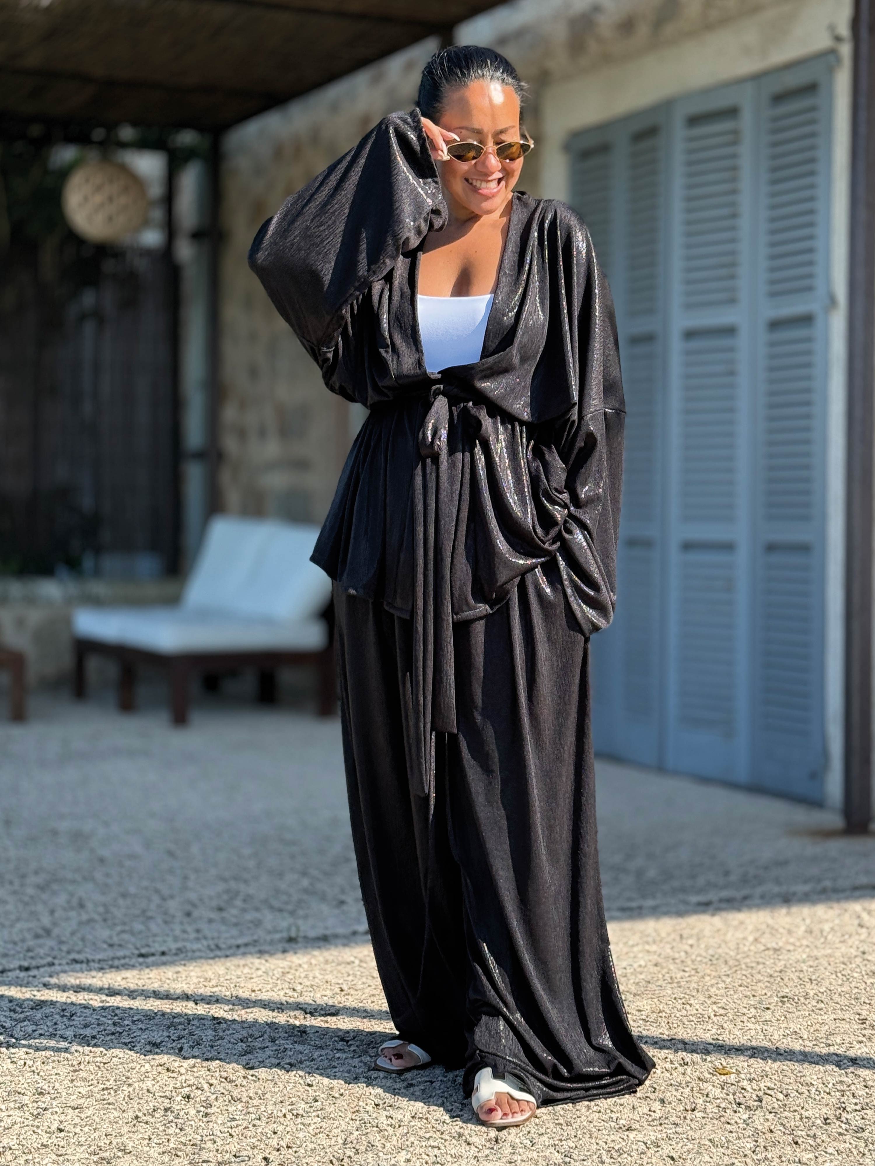 Palazzo Oversize Hose - LOTUS - Noir Palazzo Oversize Hose - LOTUS - Noir