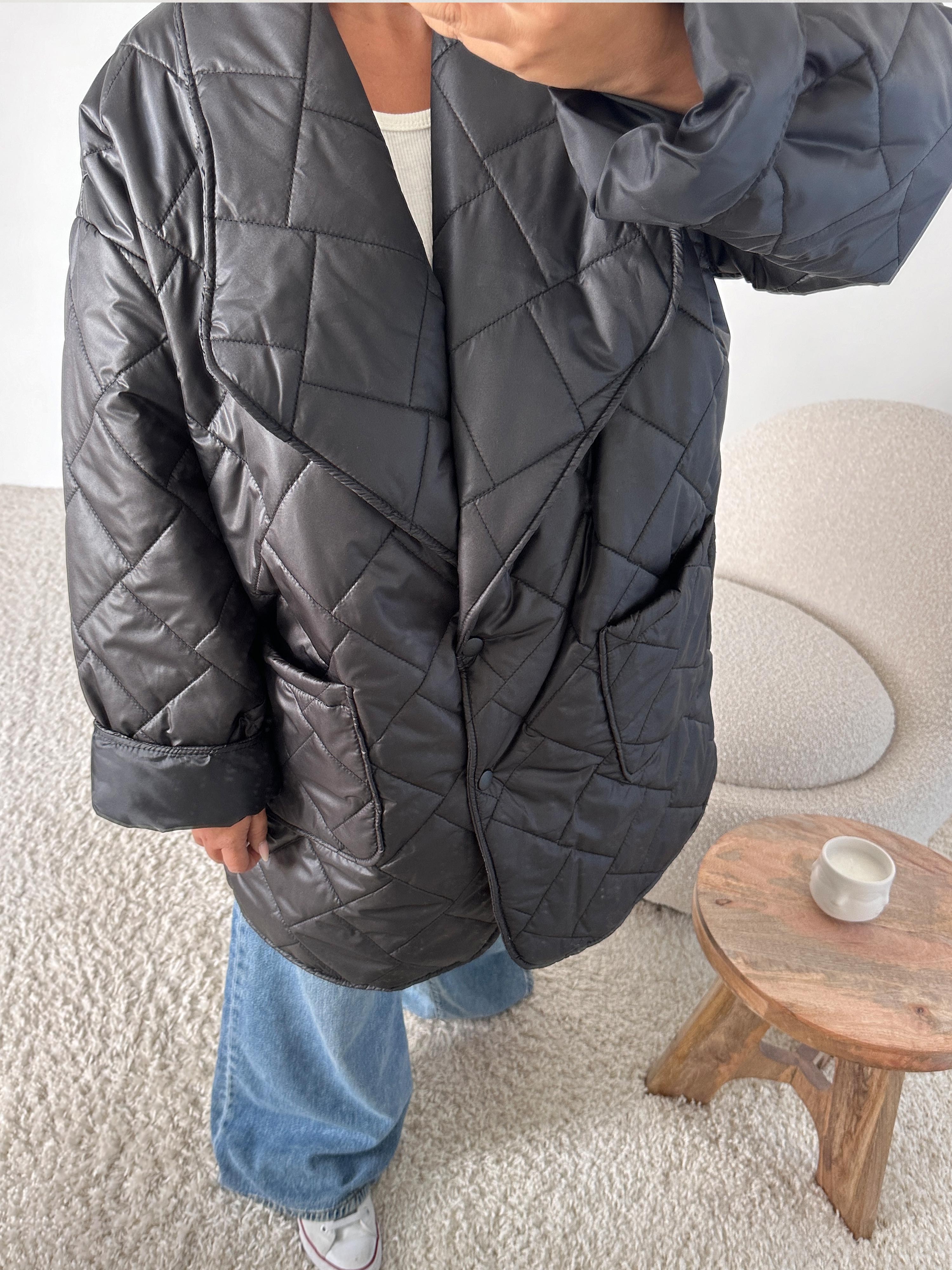 ONESIZE Blazer Steppjacke - Schwarz ONESIZE Blazer Steppjacke - Schwarz